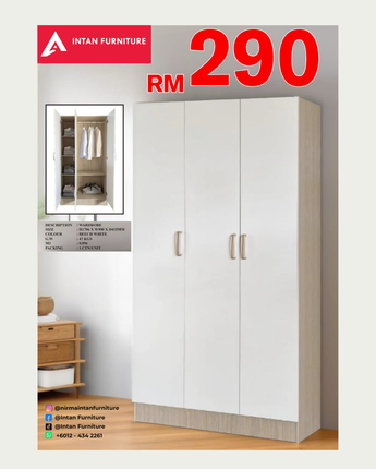 WARDROBE 3 DOORS