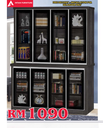TALL 8-DISPLAY CABINET