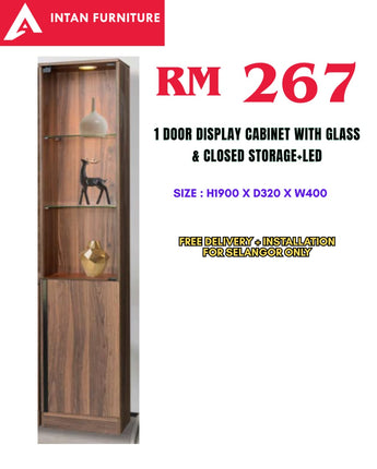 02_DISPLAY CABINET 1 DOOR