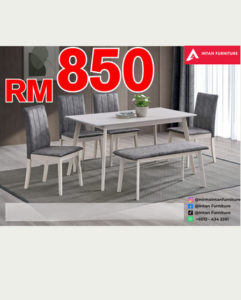 DINING SET 1+4+B