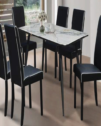 Intan Lumina (1+6 Ceramic Dining Table)