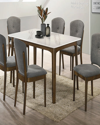 Intan Haven (1+6 Ceramic Dining Table)