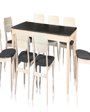 Intan Harmony (1+8 Ceramic Dining Table)