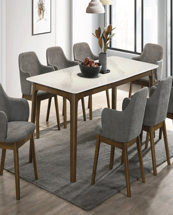 Intan Elegance (1+8 Ceramic Dining Table)