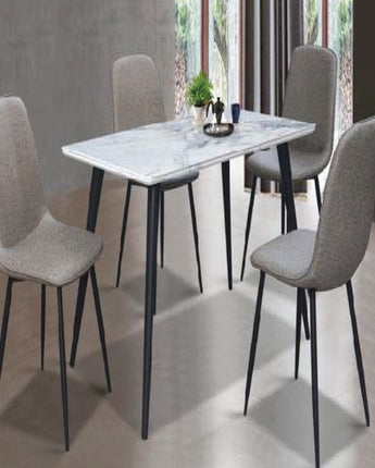 Intan Sancy (1+4 Ceramic Dining Table)