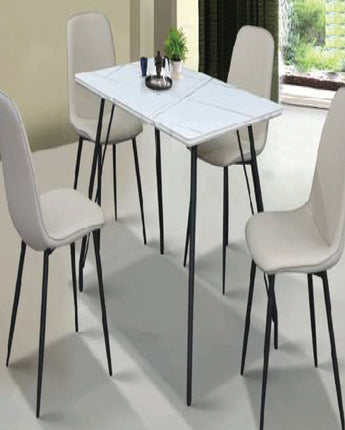 Intan Zenith (1+4 Ceramic Dining Table)