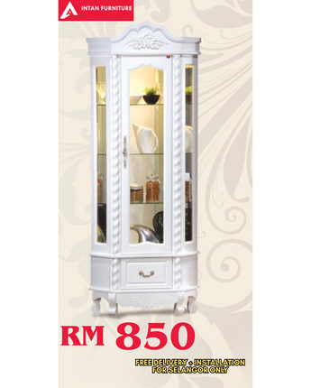 01_CORNER DISPLAY CABINET | HIGH