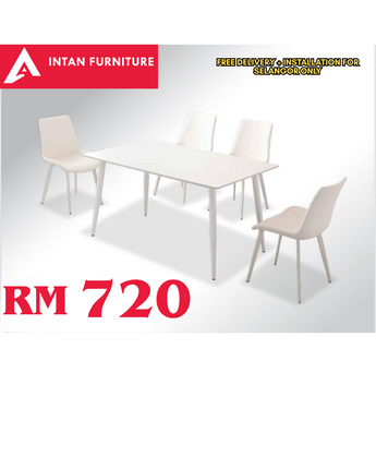 01_DINING SET 1+4 | CERAMIC TOP