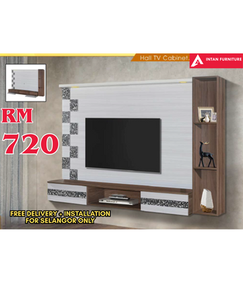 HANGING TV CABINET 7FT