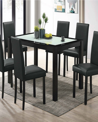 Intan Fika (1+6 Glass Dining Table)