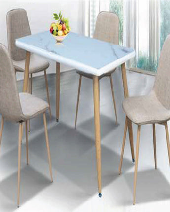 Intan Lambent (1+4 Glass Dining Table)