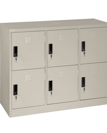 Half Height 6 Door Steel Locker