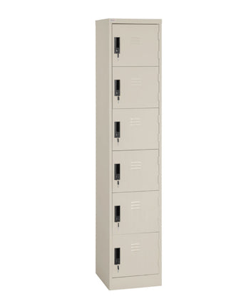 6 Compartment Steel Locker