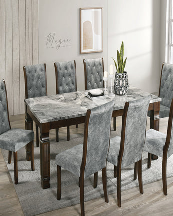 Intan Majesty (1+8 Marble Dining Table)