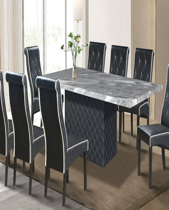 Intan Serene (1+8 Marble Dining Table)