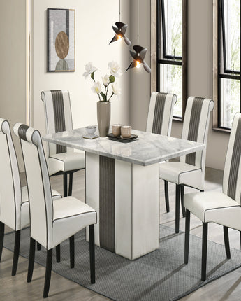 Intan Celestial (1+6 Marble Dining Table)