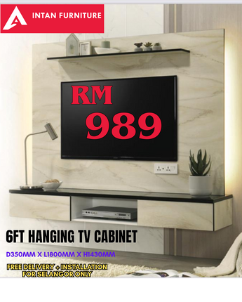 03_HANING TV CABINET - 6FT