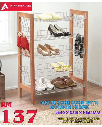 04_ METAL SHOE RACK