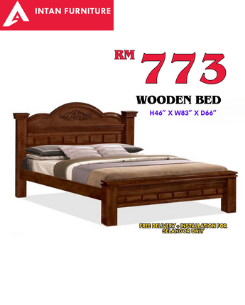 06_QUEEN WOODE BED