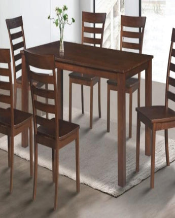 Intan Grace (1+6 Wooden Dining Table)